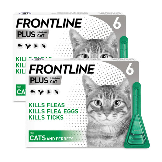Frontline Plus for Cats - Powerful Flea, Tick & Lice Protection