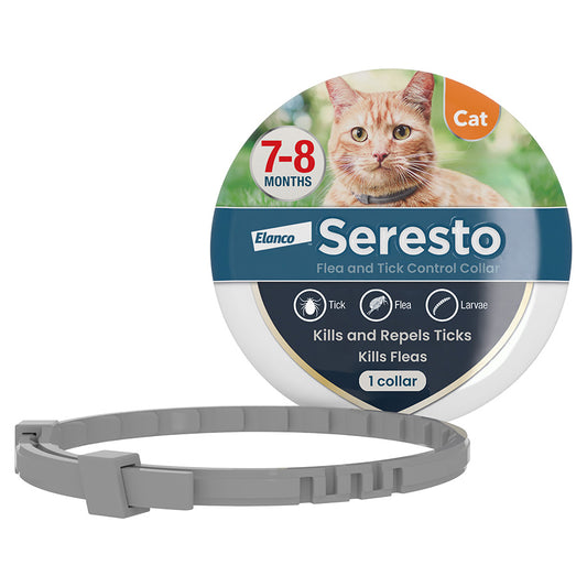 Seresto Flea & Tick Collar for Cats – 8-Month Protection