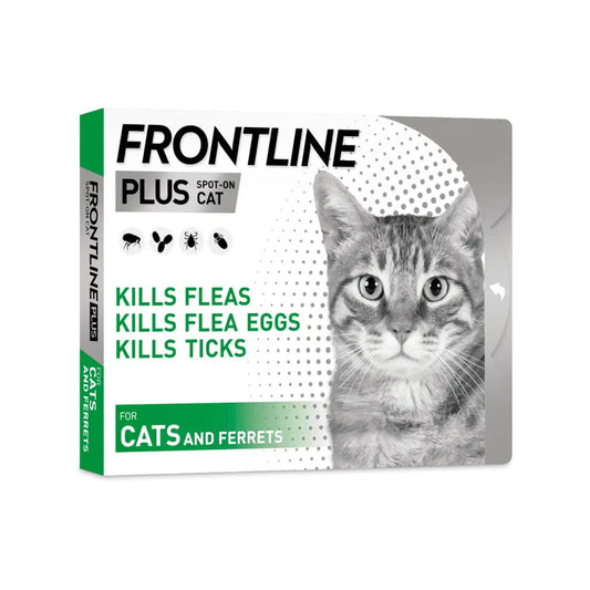 Frontline Plus for Cats - Powerful Flea, Tick & Lice Protection