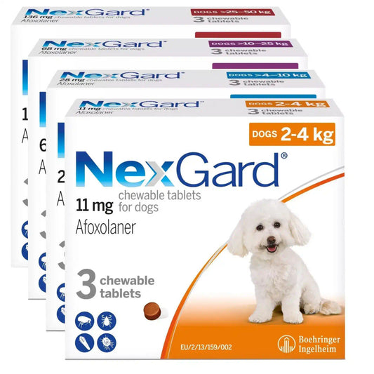 NexGard for Dogs - Powerful Monthly Protection Against Fleas & Ticks