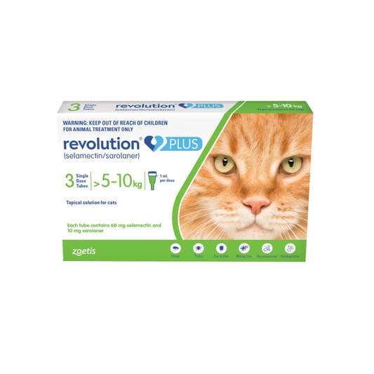 Revolution Plus for Cats - 6-in-1 Parasite Protection