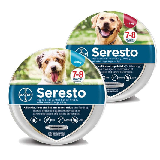 Seresto Flea & Tick Collar for Dogs – 8-Month Protection