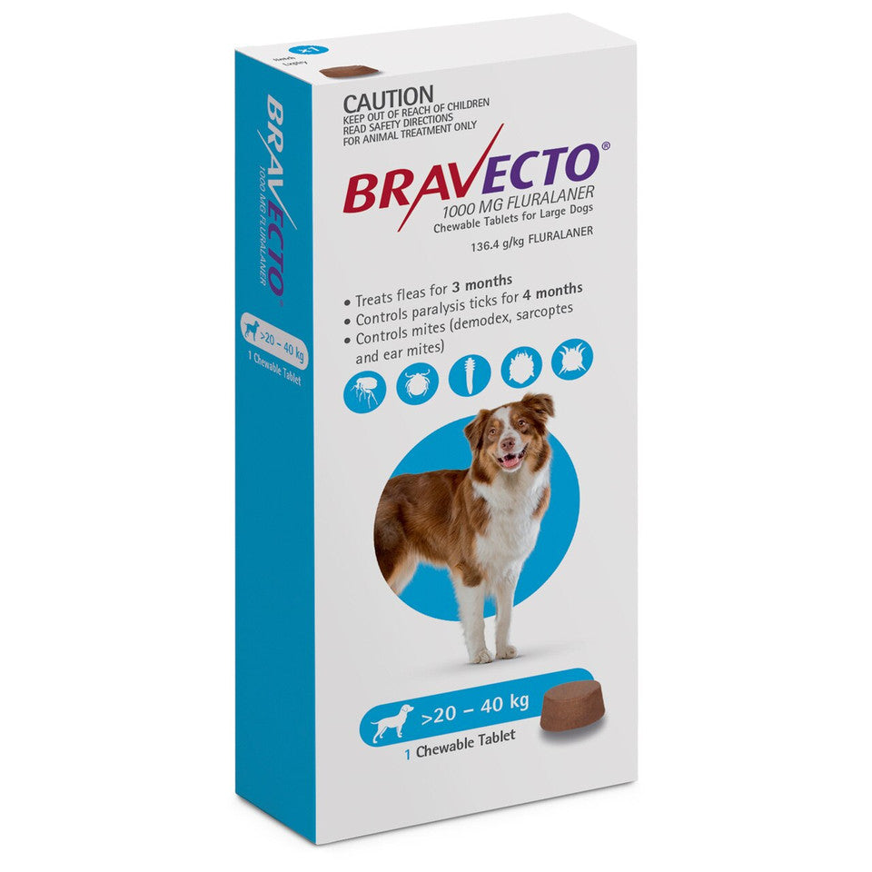 Bravecto Chew for Dogs - Long-Lasting Flea & Tick Protection