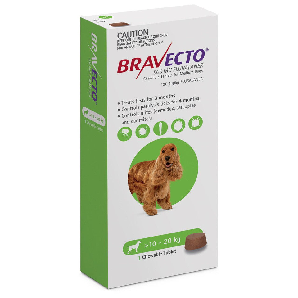 Bravecto Chew for Dogs - Long-Lasting Flea & Tick Protection