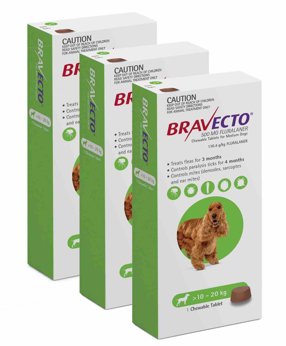 Bravecto Chew for Dogs - Long-Lasting Flea & Tick Protection