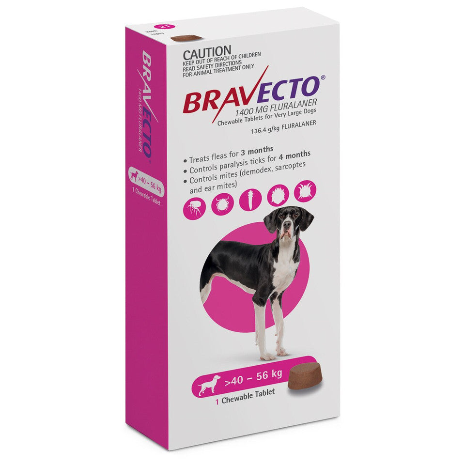 Bravecto Chew for Dogs - Long-Lasting Flea & Tick Protection