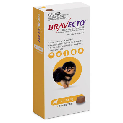 Bravecto Chew for Dogs - Long-Lasting Flea & Tick Protection