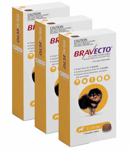 Bravecto Chew for Dogs - Long-Lasting Flea & Tick Protection