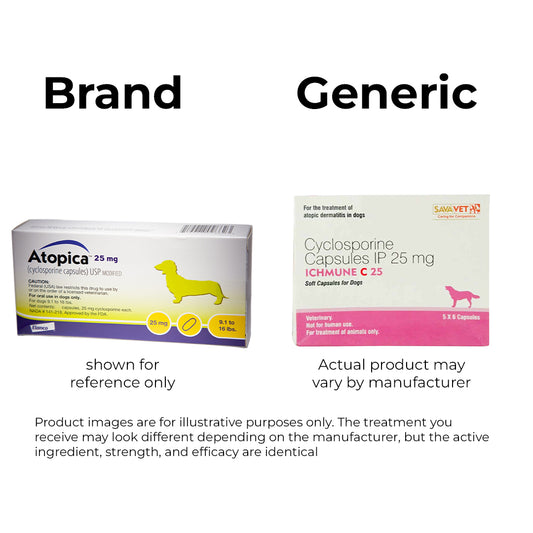 Cyclosporine Capsules for Dogs (Generic for Atopica) – Allergy & Skin Care