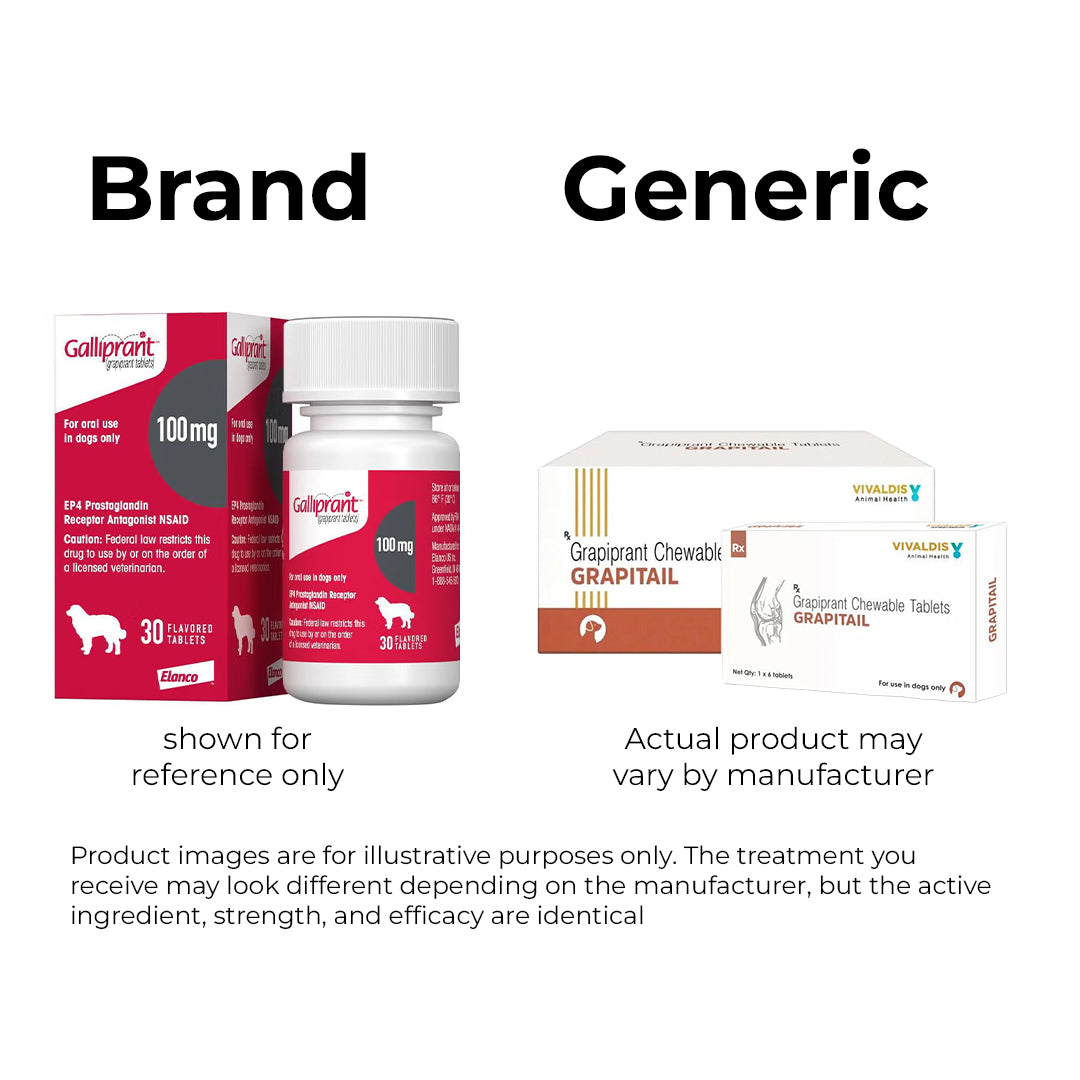 Grapriprant Chewable Tablets for Dogs (Generic for Galliprant) – Joint Support & Pain Relief