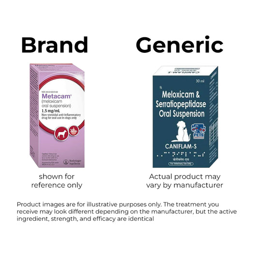 Meloxicam Oral Suspension for Dogs (Generic Metacam) - Joint Support & Pain Relief