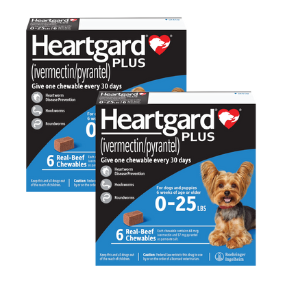 Heartgard Plus for Dogs - Monthly Heartworm & Intestinal Worm Protection